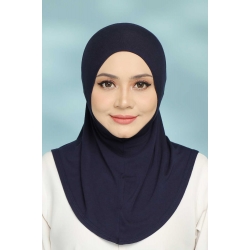 Sakeena Inner Neck Berdagu - SKN03 Navy Blue